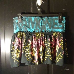 Ramones mini skirt